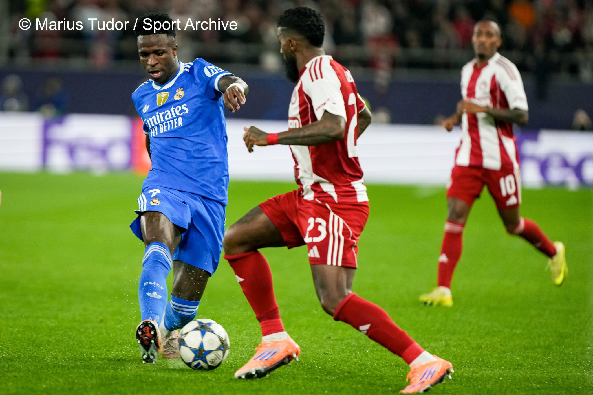 Vincius Jr, Olympiacos Pireu-Real Madrid, Champions League, Kairaskaki Stadium, 26/11/2025, Foto: Marius Tudor 33
