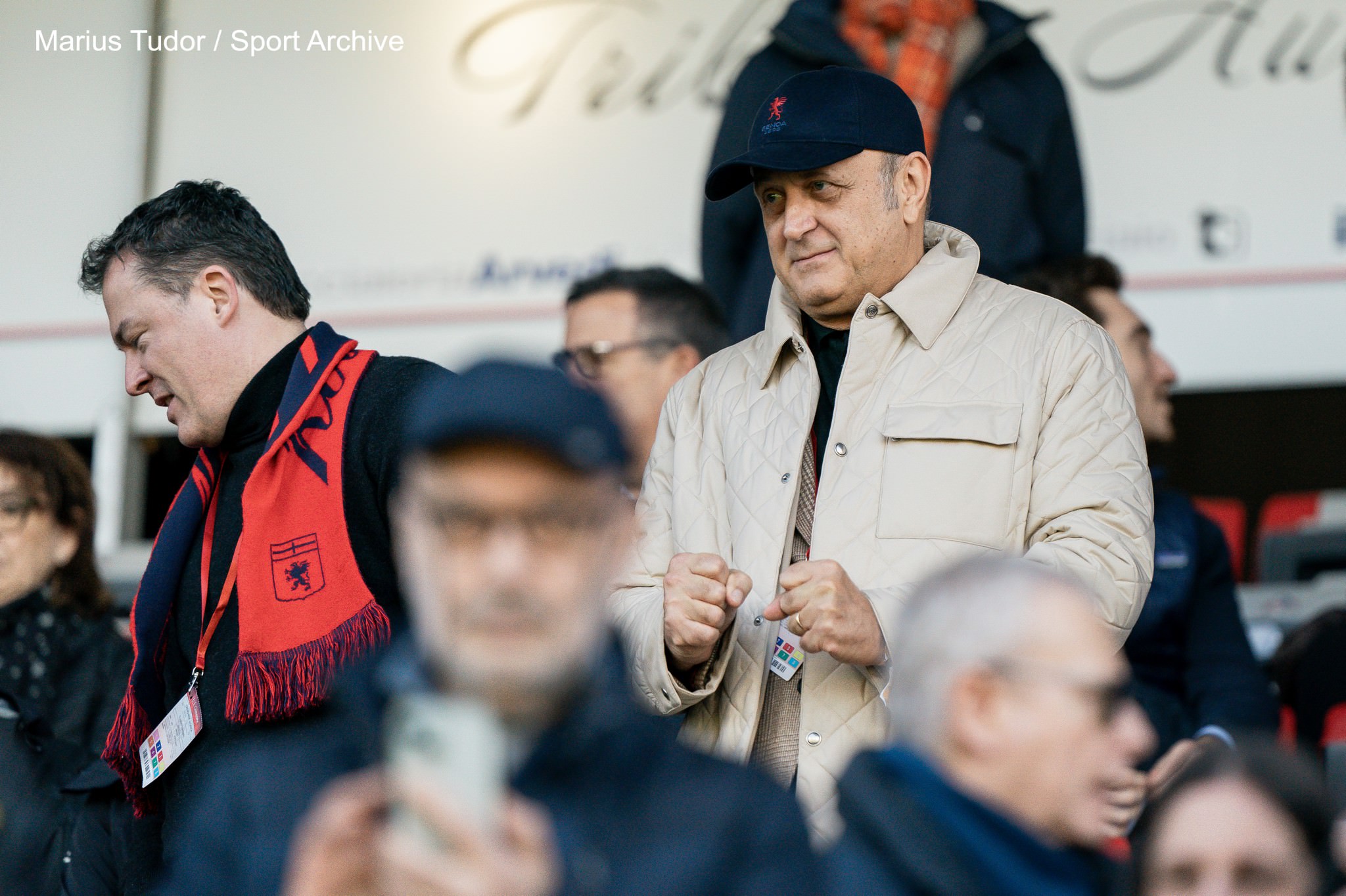 Dan Sucu, proprietarul Genoa, Cremonese-Genoa 0-0, Serie A, Foto: Marius Tudor 1